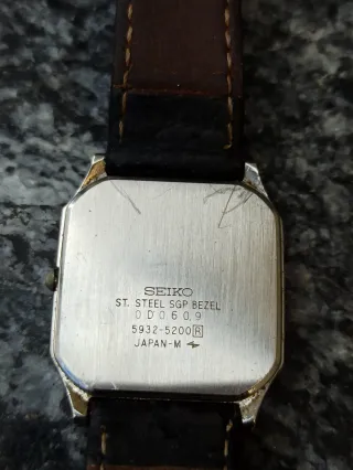 🇯🇵SEIKO QUARTZ 5932-5200 TIPO TANK🇯🇵