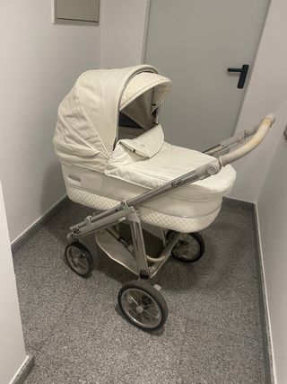 Carro Bebecar IP OP Classic XL LA3 Blanco Piel