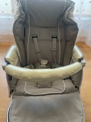 Carro Bebecar IP OP Classic XL LA3 Blanco Piel