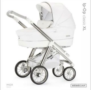 Carro Bebecar IP OP Classic XL LA3 Blanco Piel