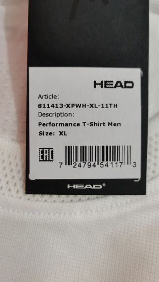 Head t shirt performance tennis
