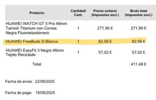 Huawei FreeBuds 5i Blancos Precintados