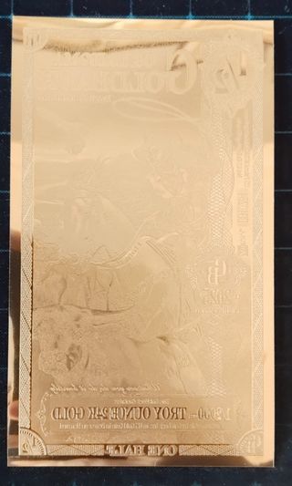 Billete de ORO 24K | GoldBack Oklahoma ALPHA