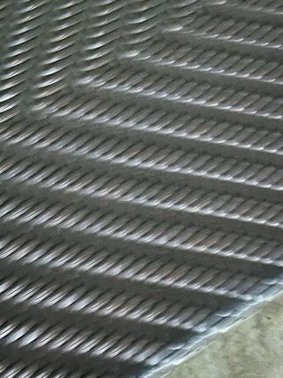 Banco largo terraza ratán negro