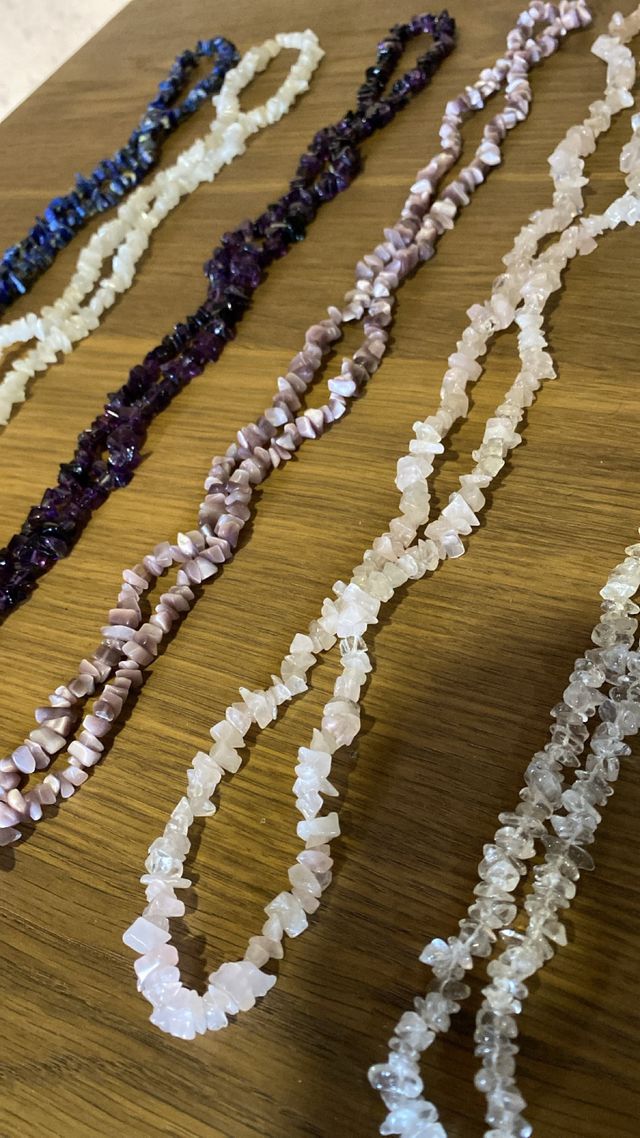 Colgantes de piedras naturales