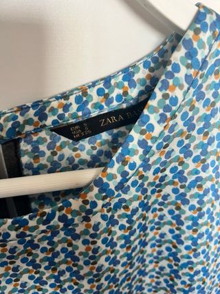 Camiseta Zara Estampada Talla S