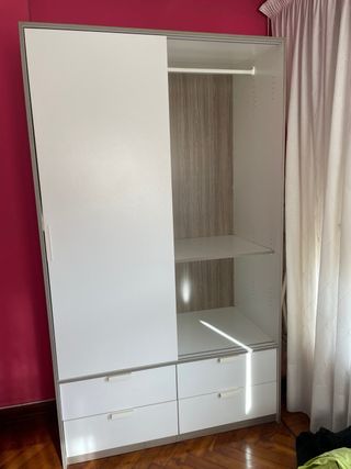 Armario ropero El Corte Inglés blanco