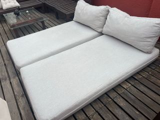 2 Colchones Espuma con Cojines
