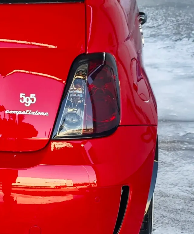 Faros Abarth/Fiat 500 Oscurecidos