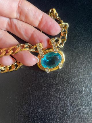 Collana bigiotteria americana con centrale