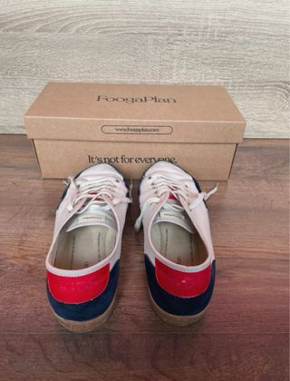 Zapatillas deportivas FoogaPlan blancas y azules