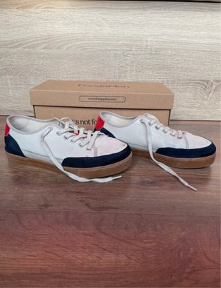 Zapatillas deportivas FoogaPlan blancas y azules