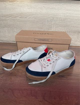 Zapatillas deportivas FoogaPlan blancas y azules