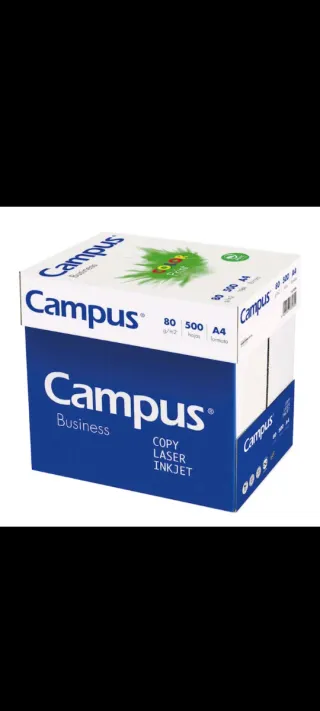 Caja 5 paquetes folios Campus Business A4