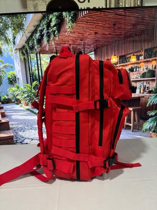 Mochila Táctica Militar Roja 50L nueva
