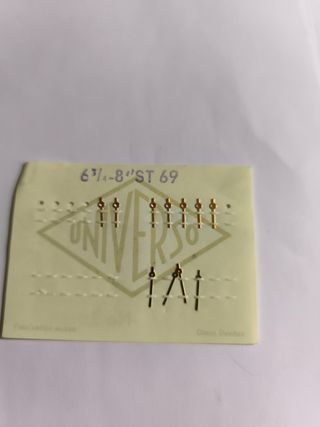 Agujas para reloj cal 6 3/4-8 ST 69