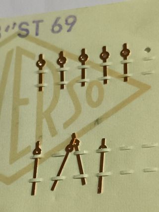 Agujas para reloj cal 6 3/4-8 ST 69