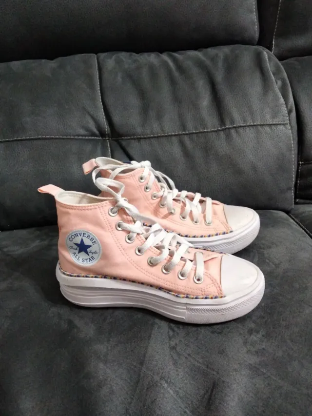 Converse Plataforma Rosa Multicolor