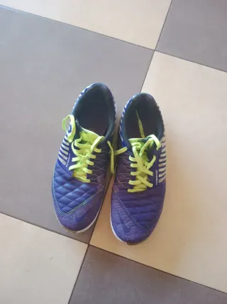 Zapatos Nike Morados y Verdes