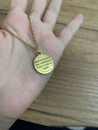 Collar Tini Cupido dorado