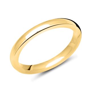 Anillo de oro liso
