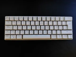 Teclado Mars Gaming MKMINI RGB Blanco