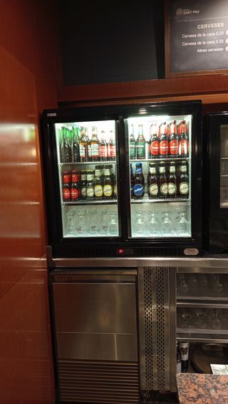Botellero Nevera Sobremesa 2 Puertas