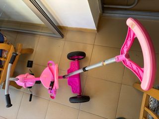 Triciclo Jueguettos 2 en 1 Rosa