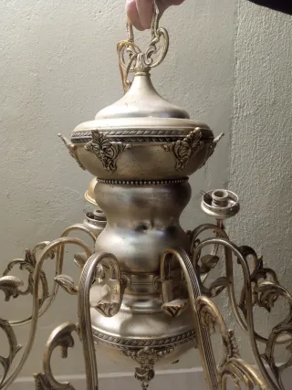 Lámpara araña 8 brazos