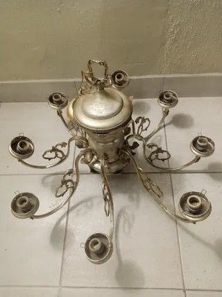 Lámpara araña 8 brazos