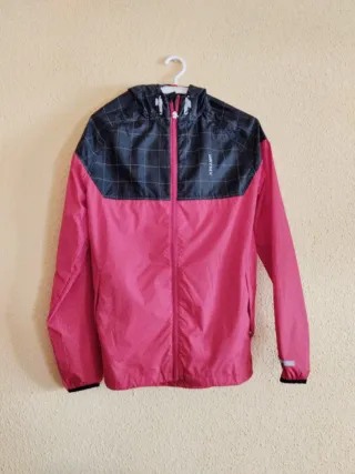 Chubasquero Joma Rosa y Gris