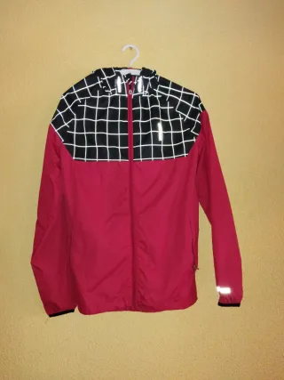 Chubasquero Joma Rosa y Gris