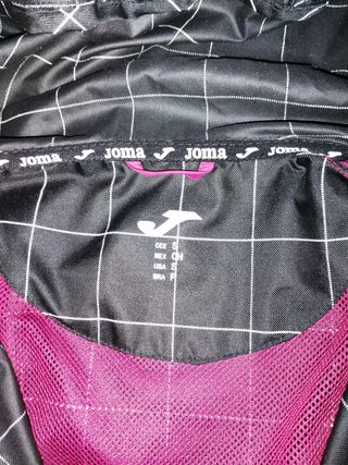 Chubasquero Joma Rosa y Gris