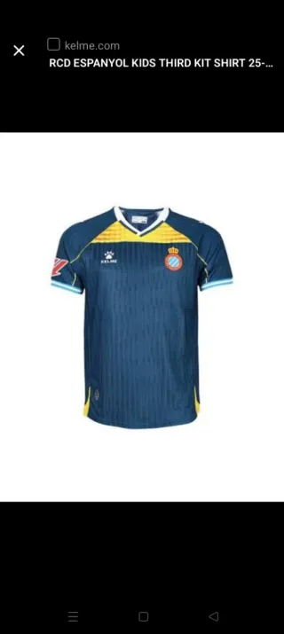 Camiseta 3a equip. RCD Espanyol 25/26 T.L