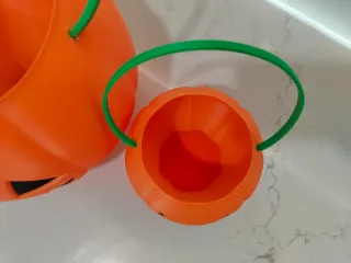 Calabaza Halloween Naranja 13 cm