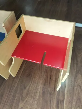 Mesa y Silla Montessori Cubo