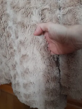 Chaqueta pelo Pull and Bear Tostada Talla M