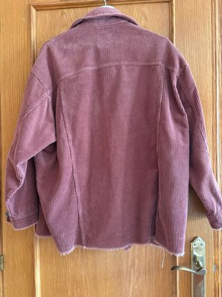 Chaqueta oversize Zara Pana Rosa Talla M