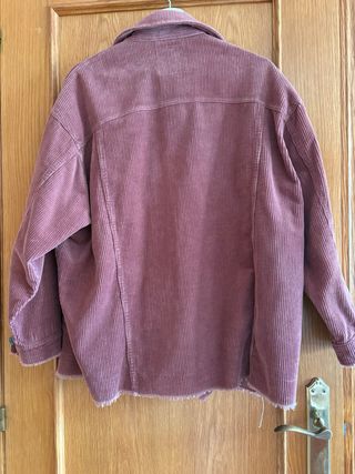 Chaqueta oversize Zara Pana Rosa Talla M