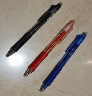 Pack 5 Bolígrafos Borrables Frixion Plus