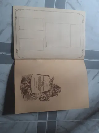 Álbum Cromos antiguo Glosario del Circo