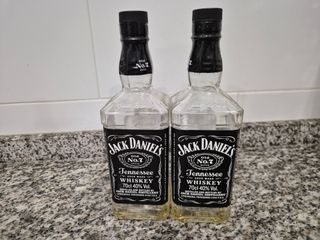 2 bottiglie Jack Daniel's vuote