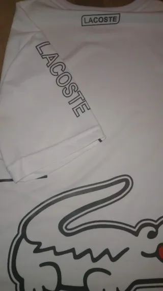 Camiseta Lacoste Blanca Talla M