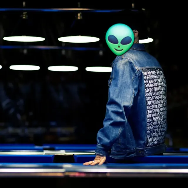 Giacca Denim customizzata L