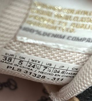 Zapatillas Pepe Jeans Mujer Beige y Dorado