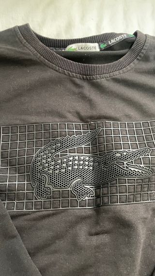 Sudadera Lacoste Negra