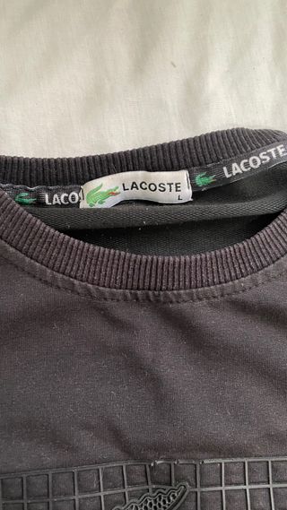 Sudadera Lacoste Negra