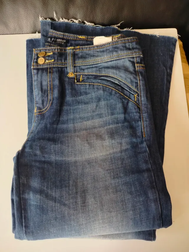 Pantalón Vintage Armani Jeans Azul