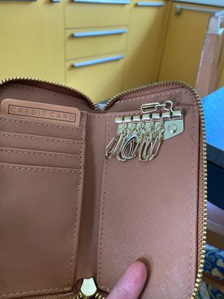 Portafoglio/portachiavi donna fantasia Parigi