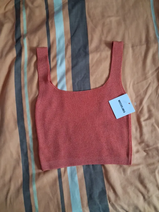 Dos Camiseta tirantes corta MUCCA BLANCA